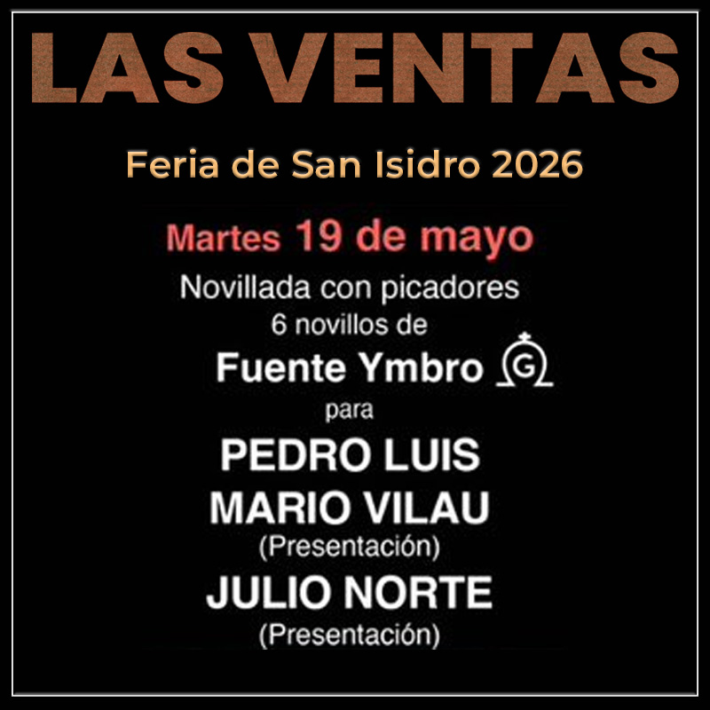 Plaza de toros de Las Ventas - 19 mayo 2026 - Feria de San Isidro