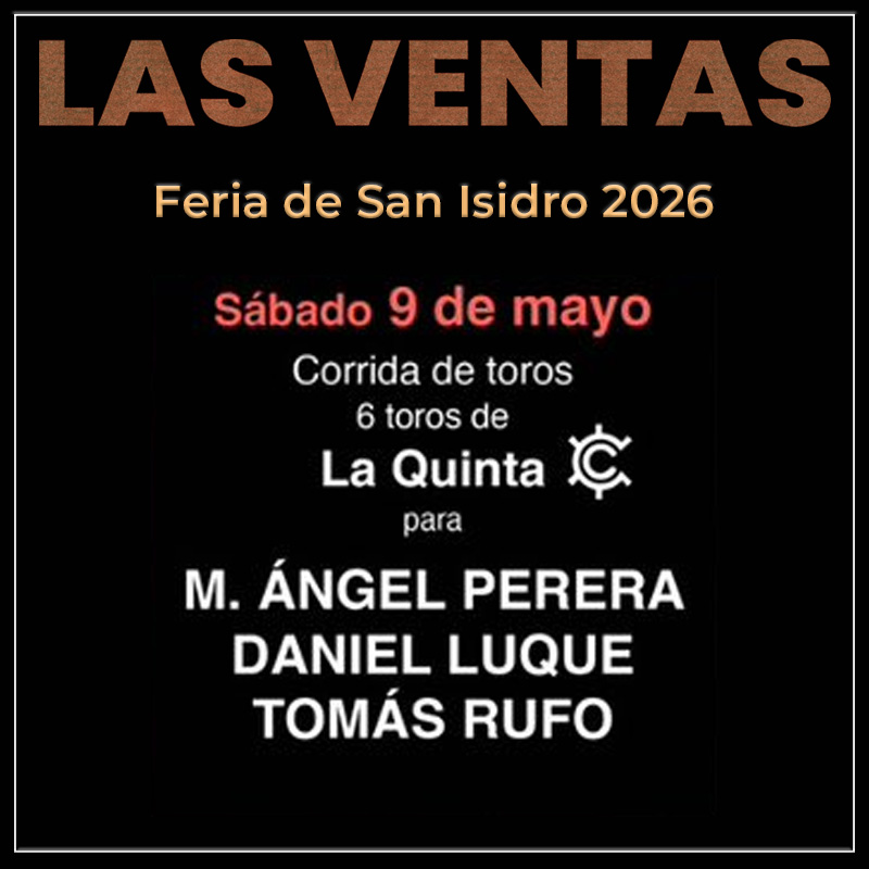 Plaza de toros de Las Ventas - 9 mayo 2026 - Feria de San Isidro