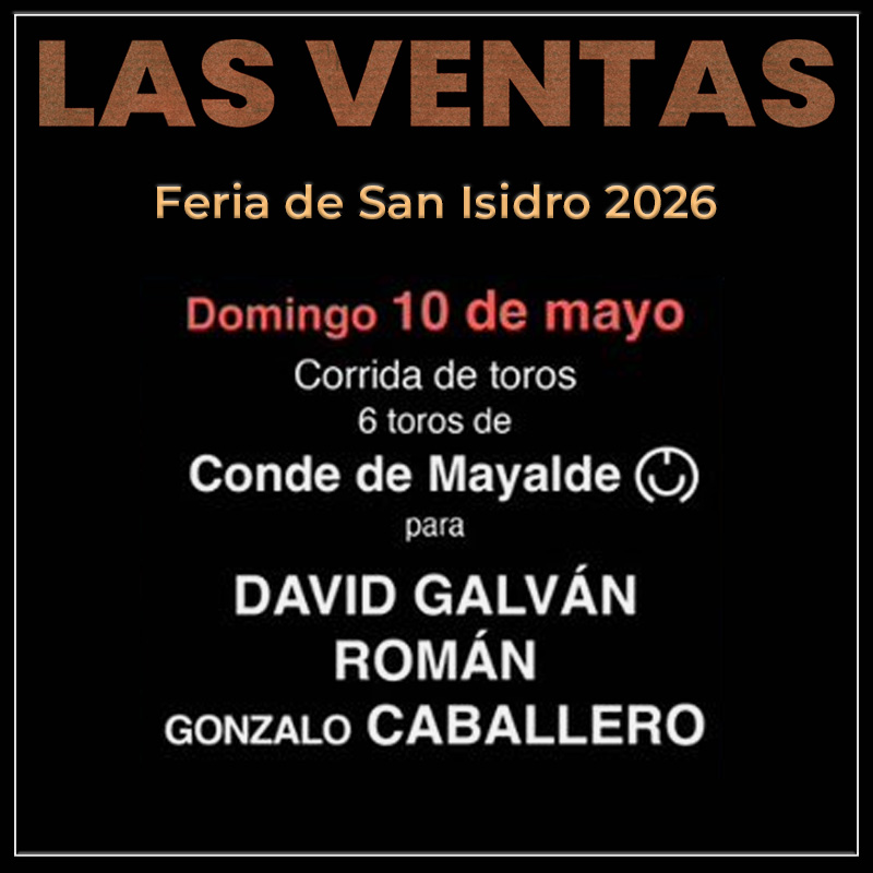 Plaza de toros de Las Ventas - 9 mayo 2026 - Feria de San Isidro
