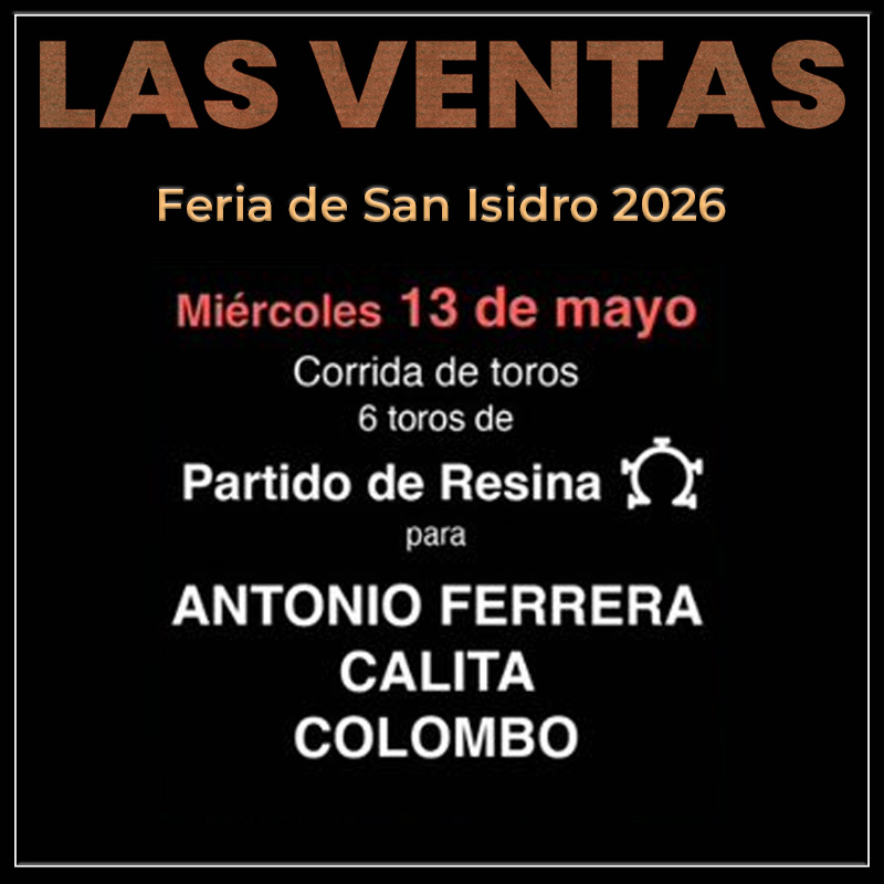 Plaza de toros de Las Ventas - 13 mayo 2026 - Feria de San Isidro