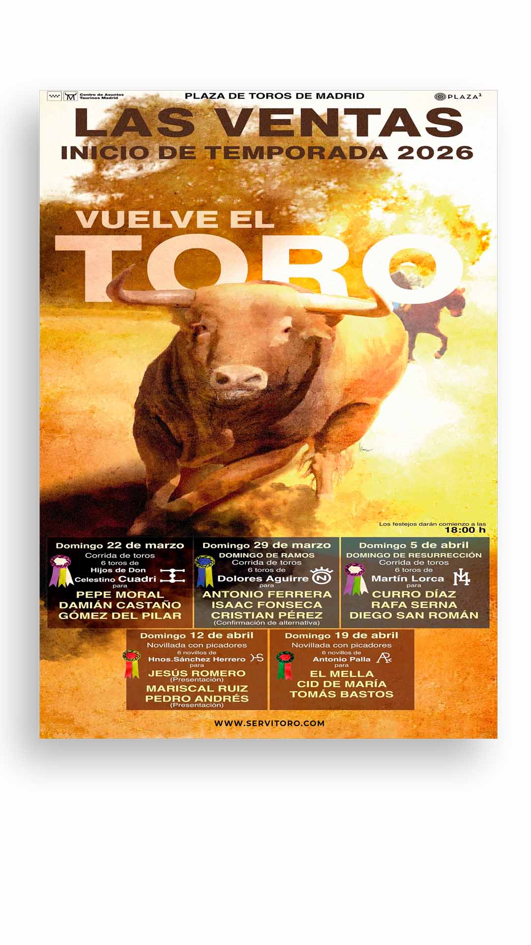Las Ventas 2026: carteles toristas hasta San Isidro